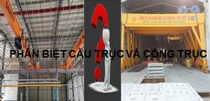 Phân biệt cầu trục và cổng trục