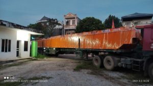 Vận chuyển cầu trục lắp đặt tại Tuyên Quang